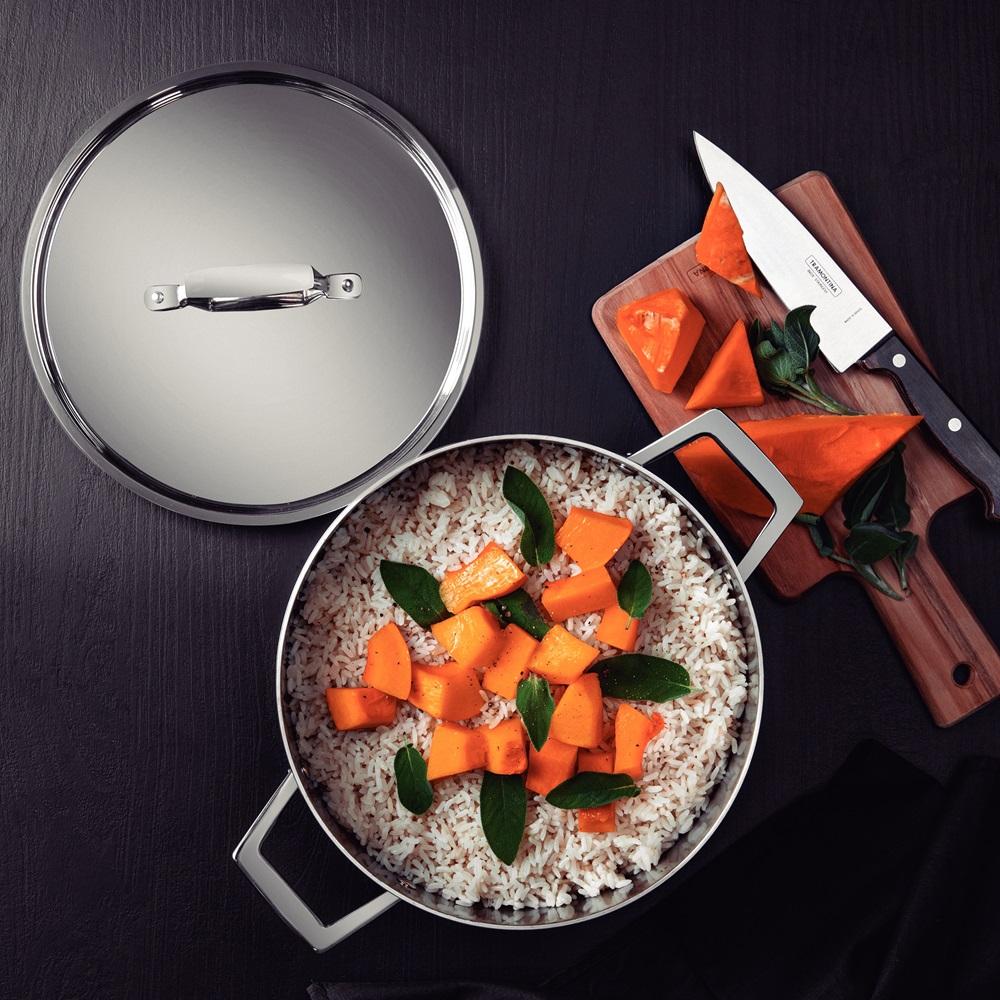 Tramontina Grano Triply Clad Casserole Pot 24cm 4.4L