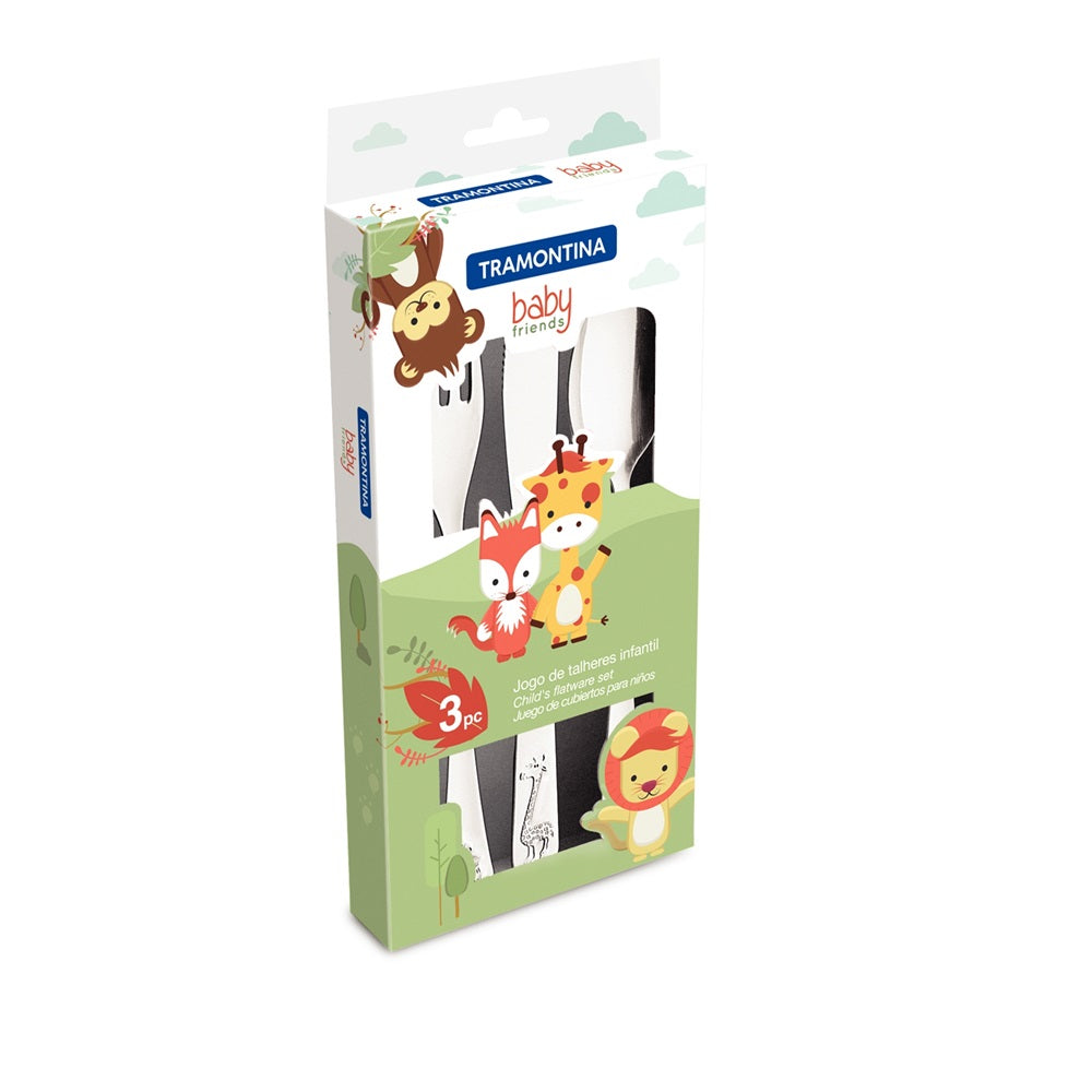 Tramontina 3 Piece Baby Cutlery Set - MyHouse