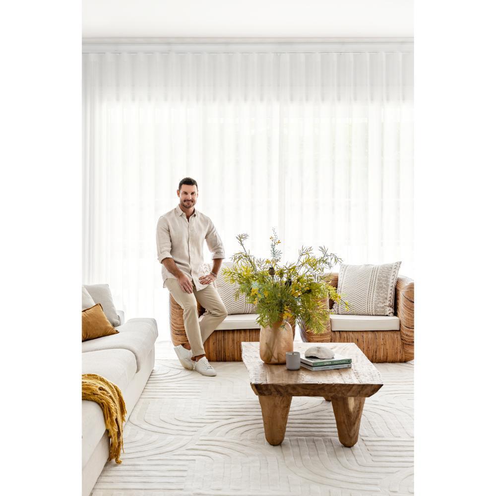 Darren Palmer Zen Rug White