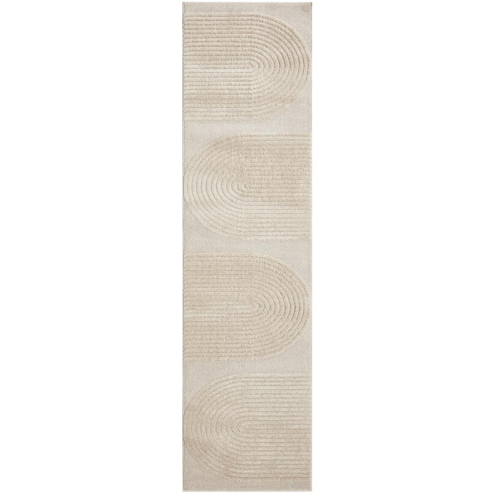 Rug Culture Lotus Abbey Runner Beige with arch detail at MyHouse