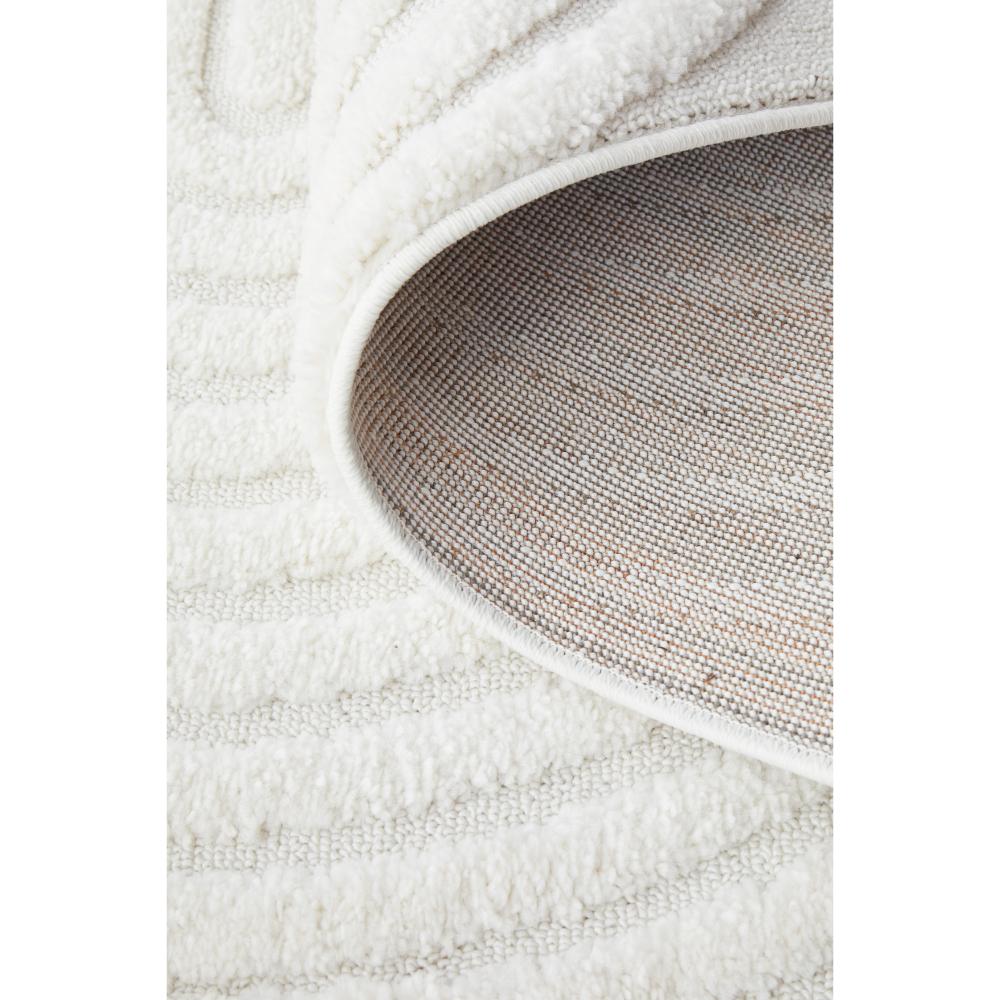 Rug Culture Lotus Carl Runner White detail shot at MyHouse