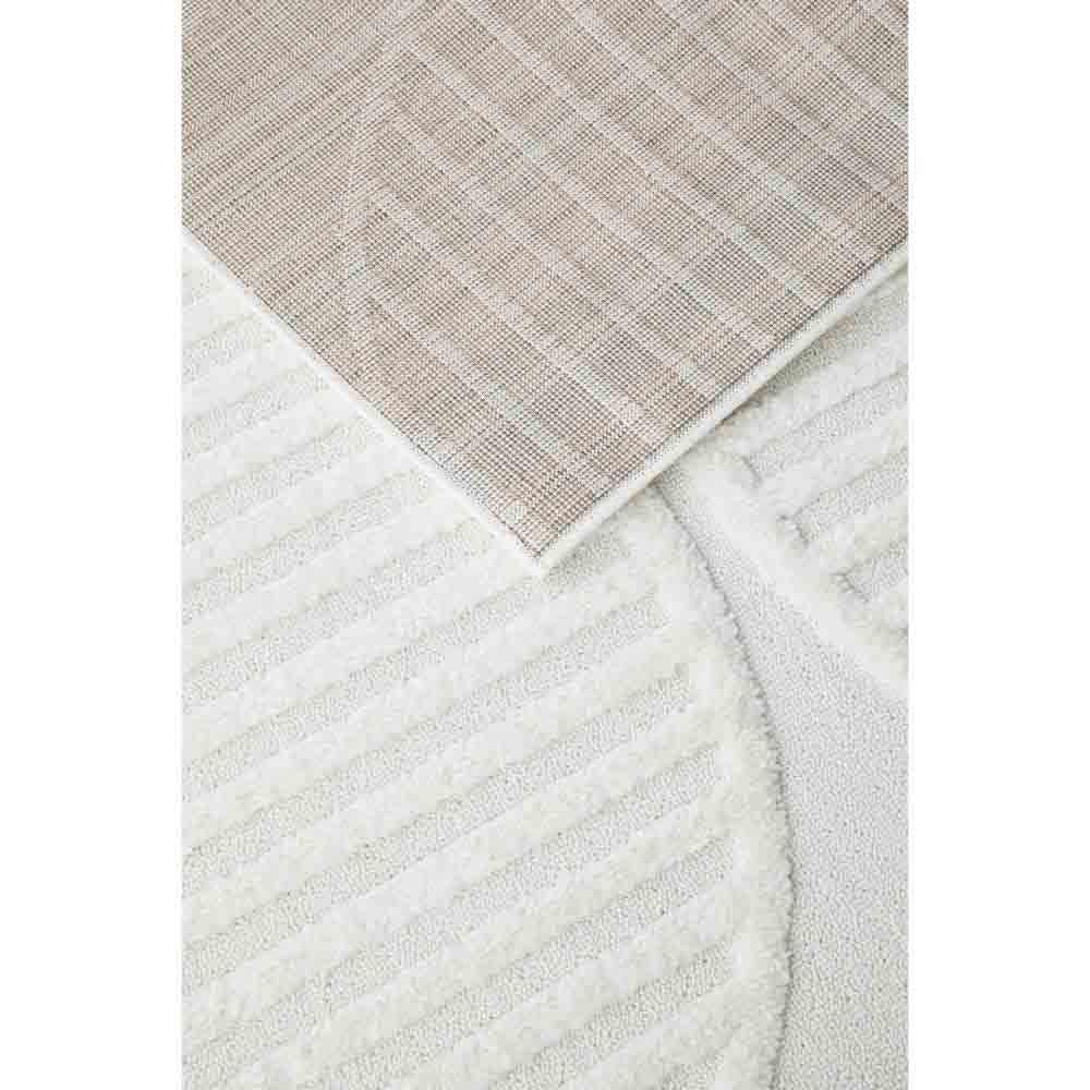 Rug Culture Lotus Leo Rug in White underneath of rug at MyHouse