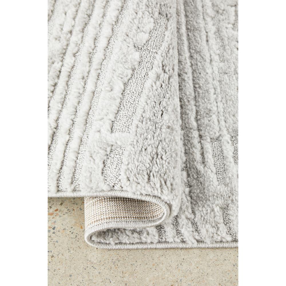 Rug Culture Serenade Ezra Rug Silver close up image at MyHouse