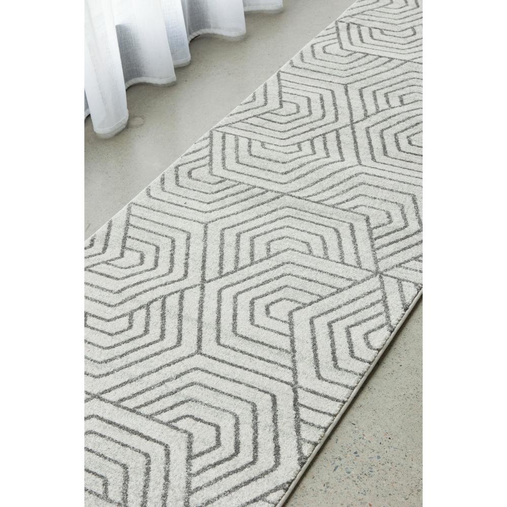grey abstract floor runner by the window - MyHouse