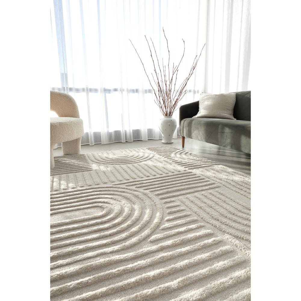 Rug Culture Marigold Dior Rug Natural by large bay window at MyHouse