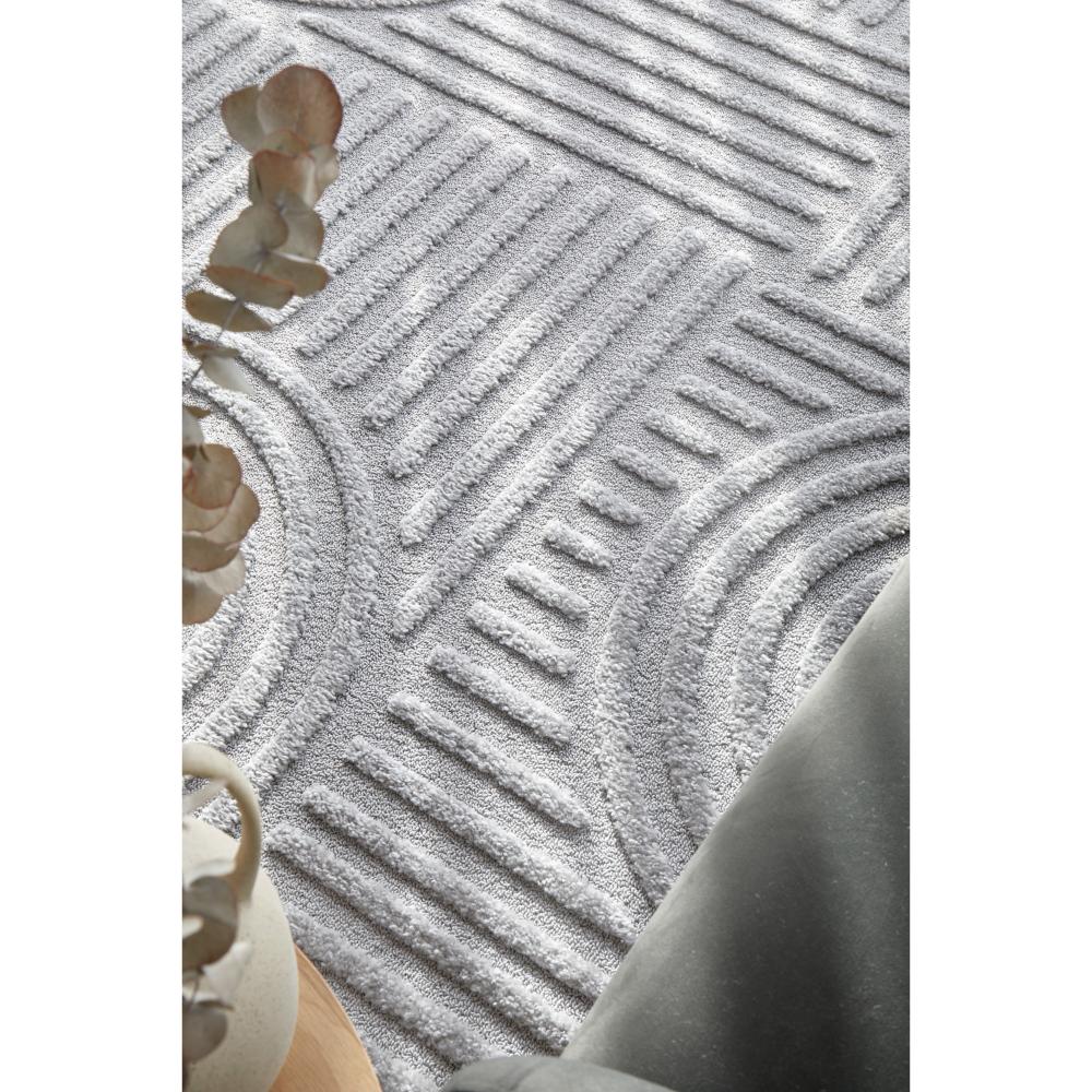 Rug Culture Marigold Dior Rug Silver with arch design at MyHouse