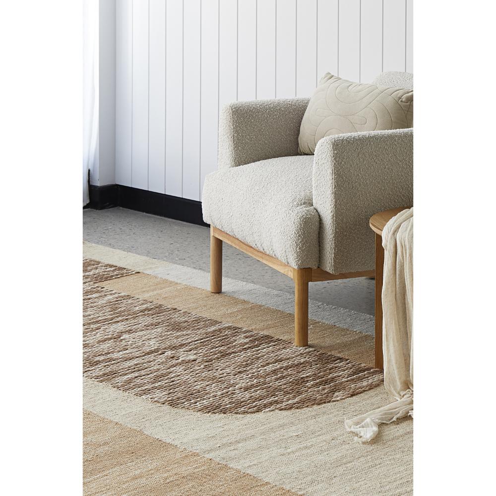 Rug Culture Summit Orb Rug Toffee Brown mid century design at MyHouse