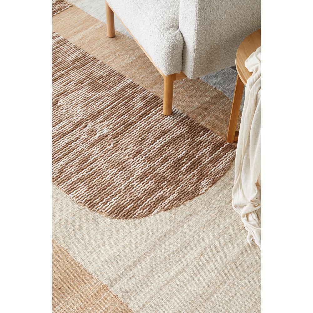 Rug Culture Summit Orb Rug Toffee Brown detail image at MyHouse
