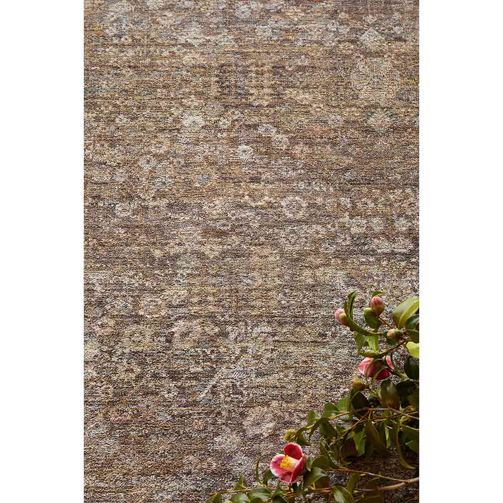Darren Palmer Moorland Rug in Fig detail shot at MyHouse