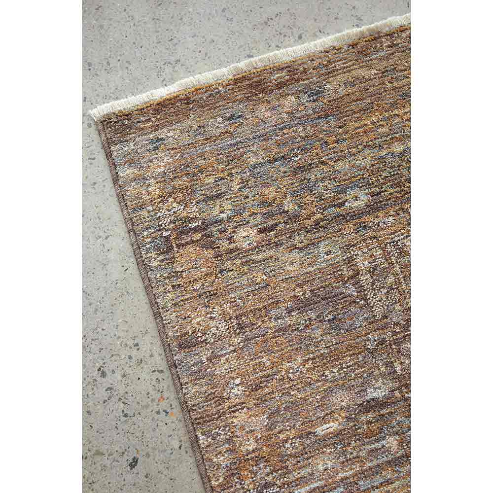 Darren Palmer Moorland Rug in Fig detail shot at MyHouse