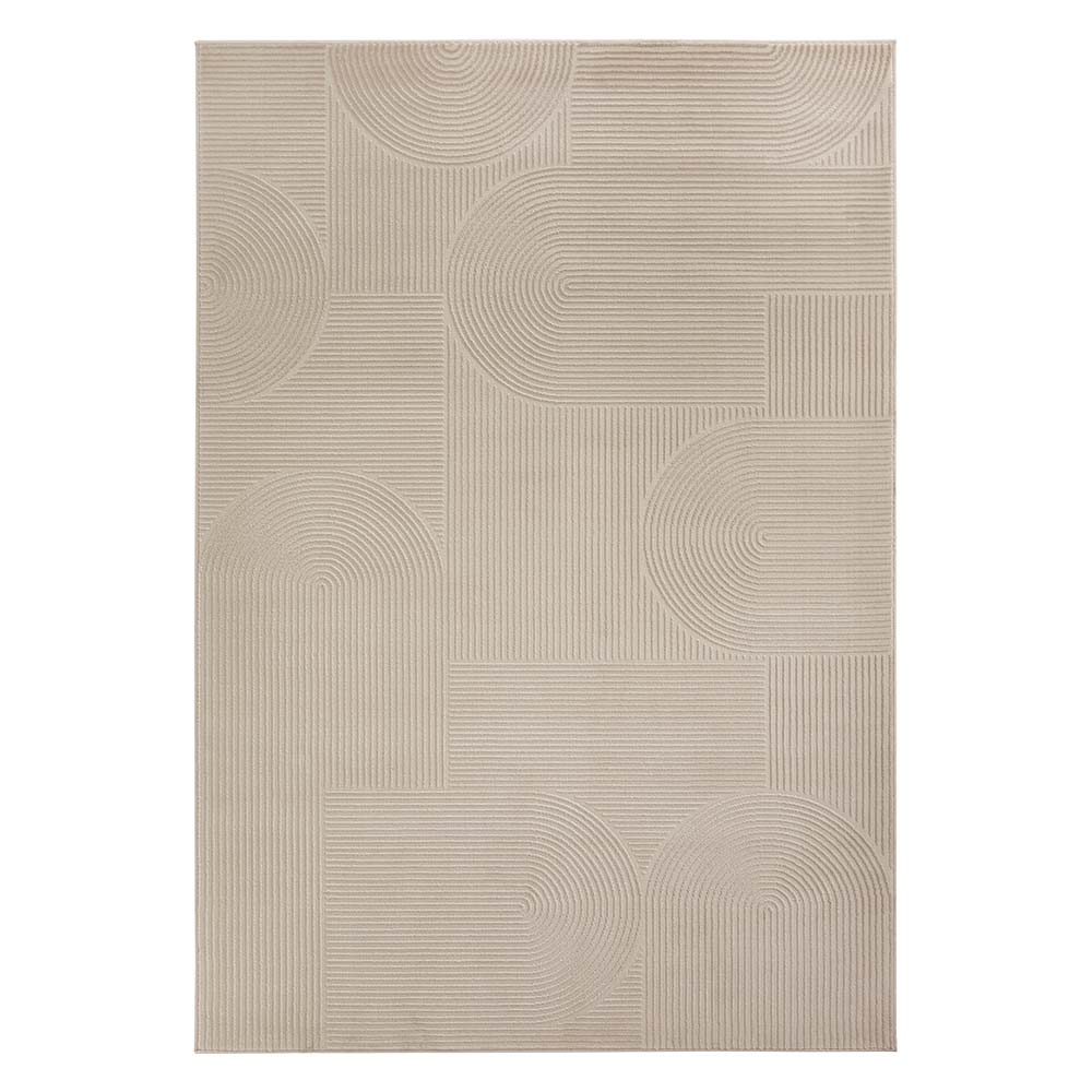 Darren Palmer Raking Rug Linen Cream at MyHouse