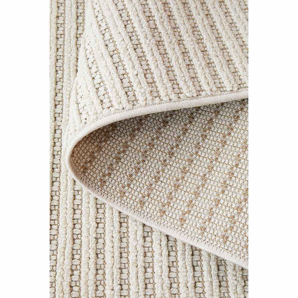 Darren Palmer Sandridge Indoor/Outdoor Rug in Cream detail shot at MyHouse