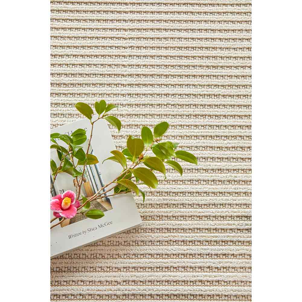 Darren Palmer Sandridge Indoor/Outdoor Runner in Cream detail shot at MyHouse