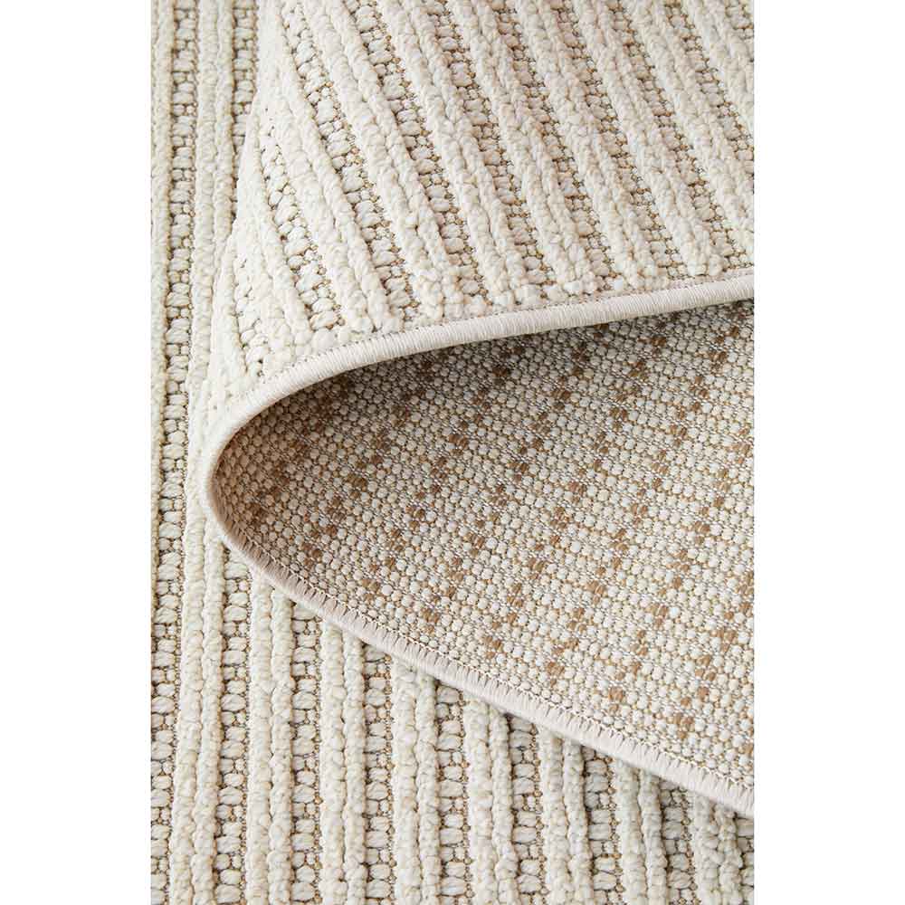 Darren Palmer Sandridge Indoor/Outdoor Runner in Cream detail shot at MyHouse