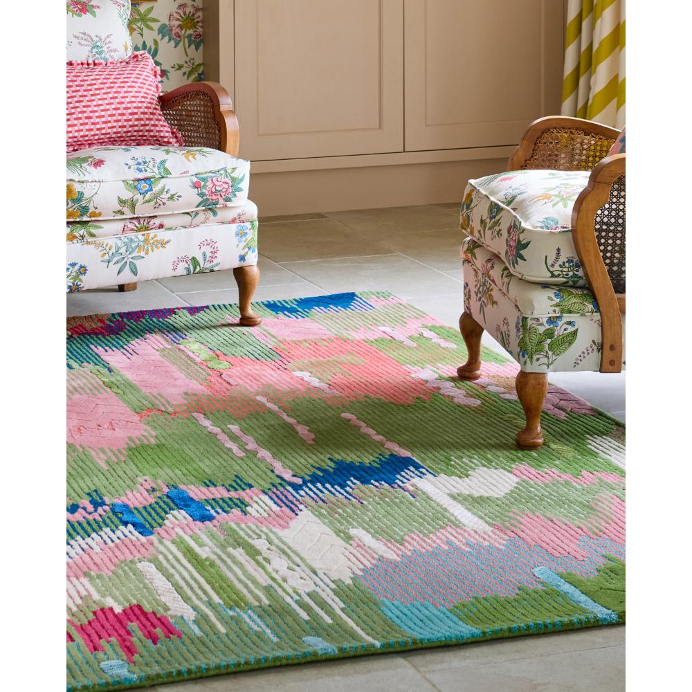 Harlequin X Sophie Robinson Wilderness Rug Peridot/Emerald