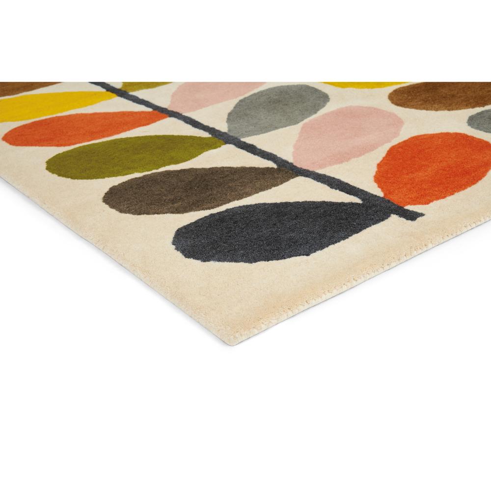 multi-coloured flower wool rug detailed image - MyHouse