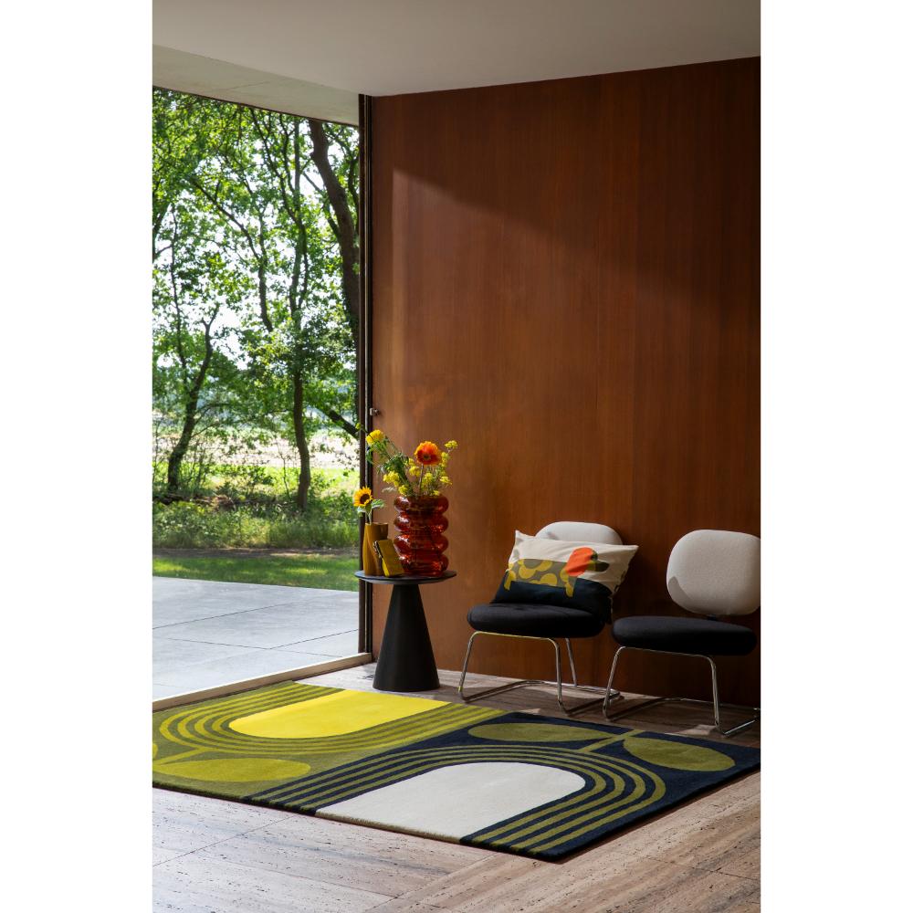 Orla Kiely Striped Tulip Rug Seagrass