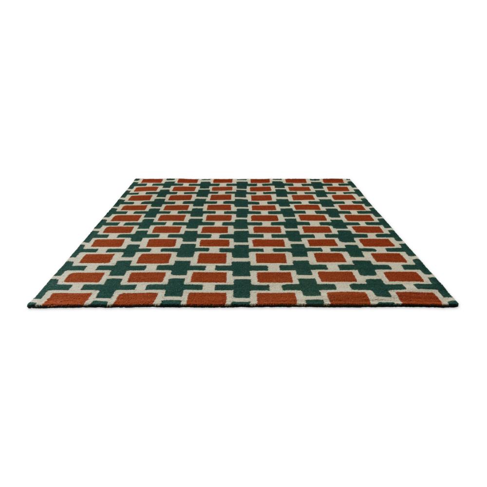 Scion Hatch Rug Rust