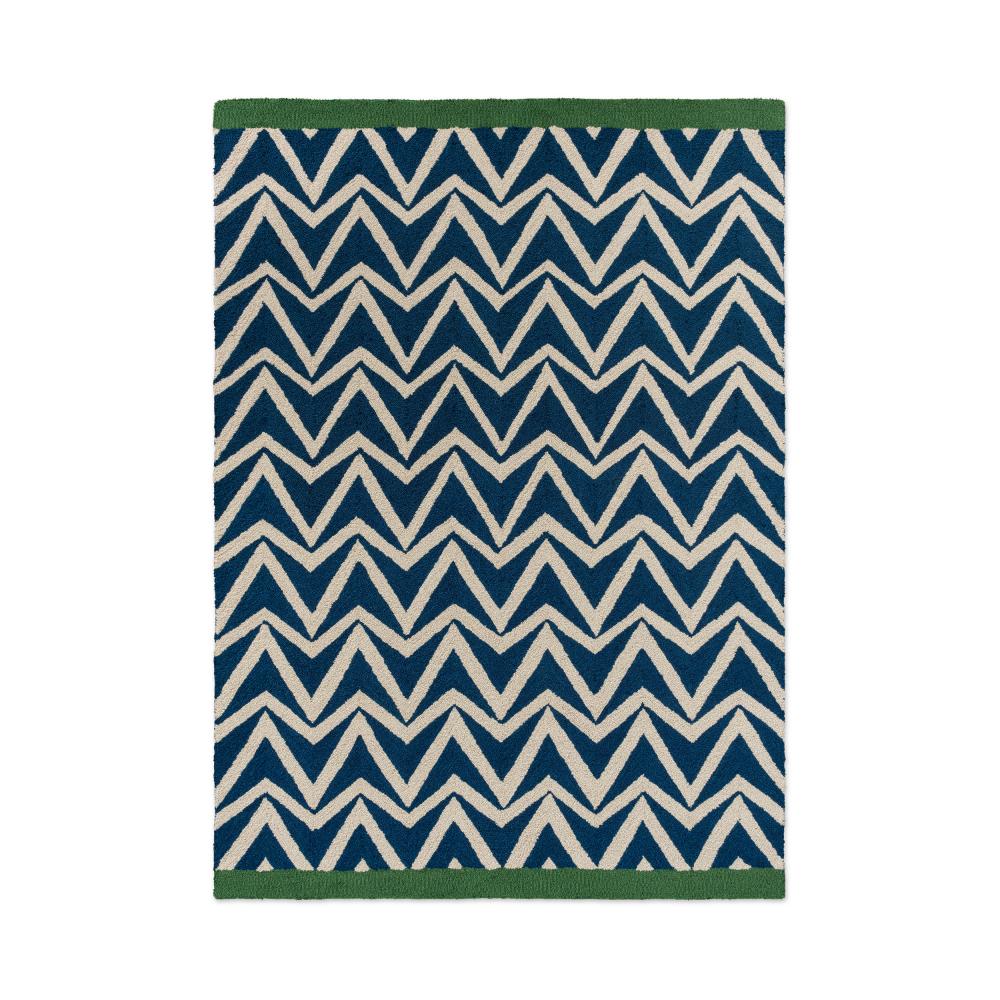 Scion Dhurrie Outdoor Rug Blue - MyHouse