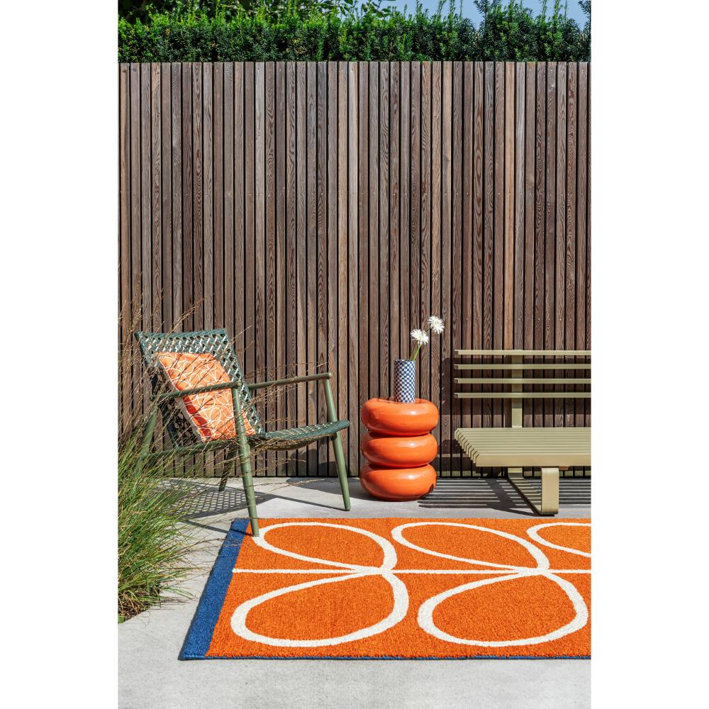 Orla Kiely Linear Stem Outdoor Rug