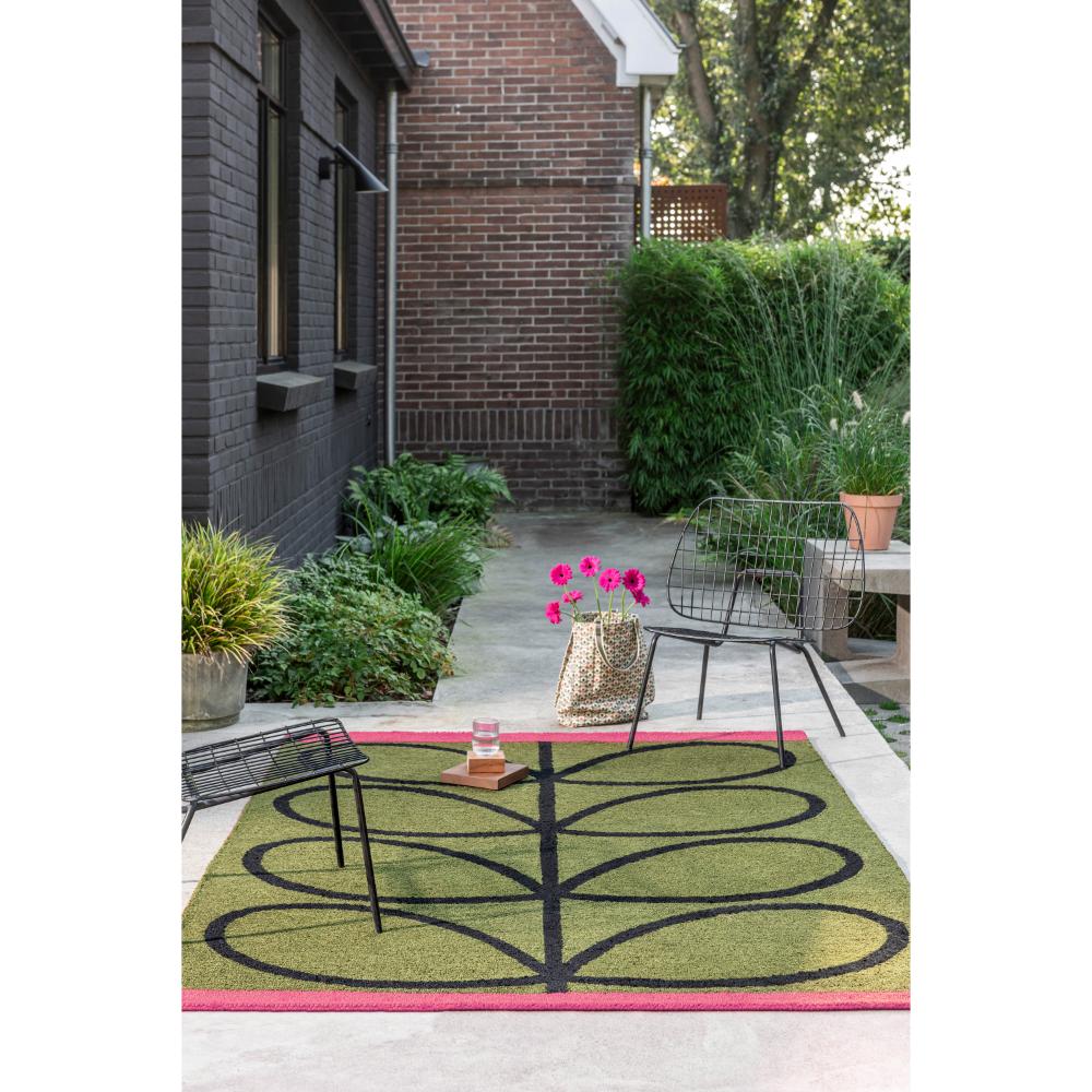 Orla Kiely Linear Stem Outdoor Rug