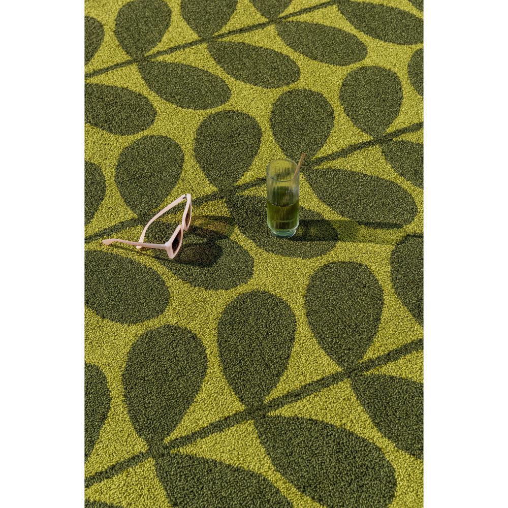Orla Kiely Solid Stem Outdoor Rug Seagrass