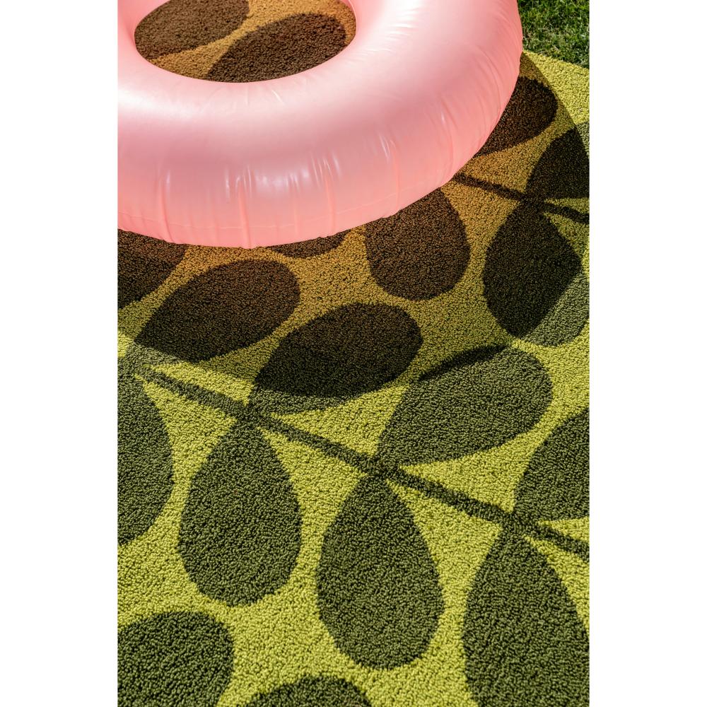 Orla Kiely Solid Stem Outdoor Rug Seagrass