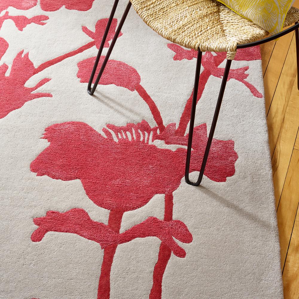 Florence Broadhurst Floral 300 Rug poppy red