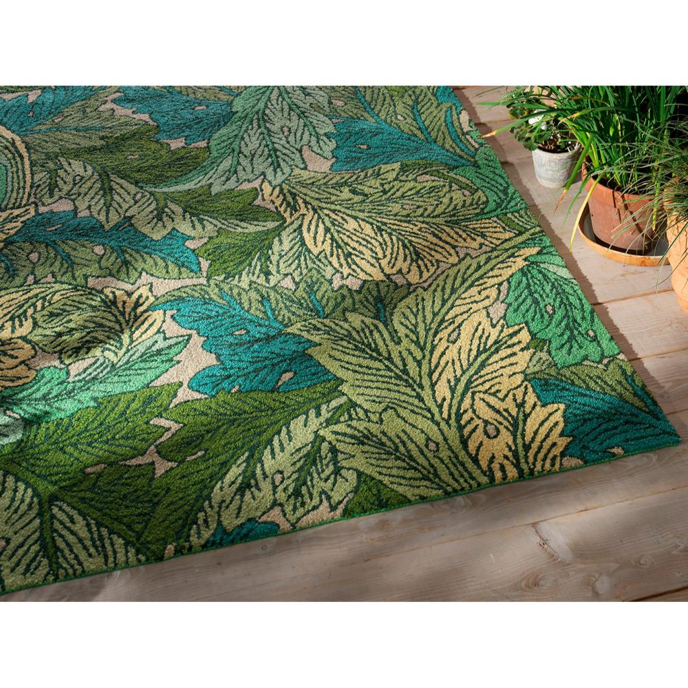Morris & Co Acanthus Outdoor Rug nettle/sky blue