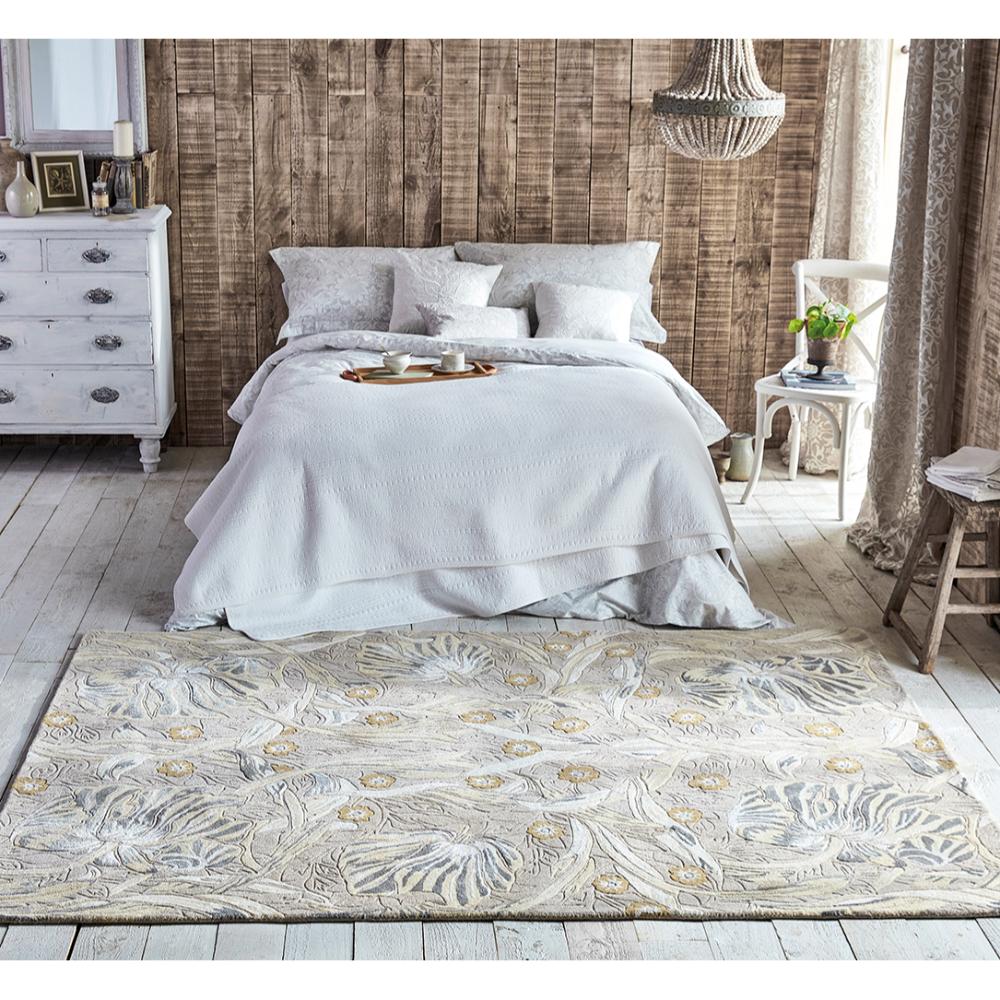 Morris & Co Pure Pimpernel Rug Linen