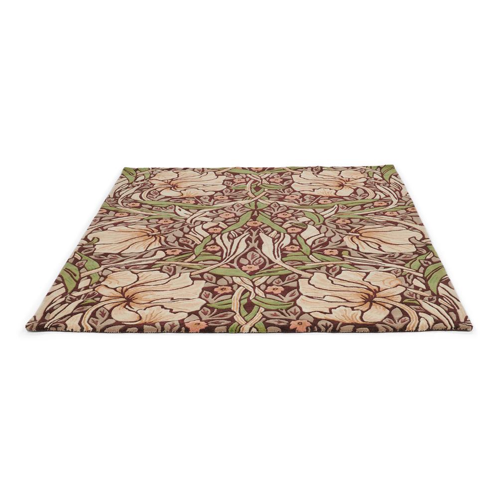 Morris & Co Pimpernel Rug aubergine