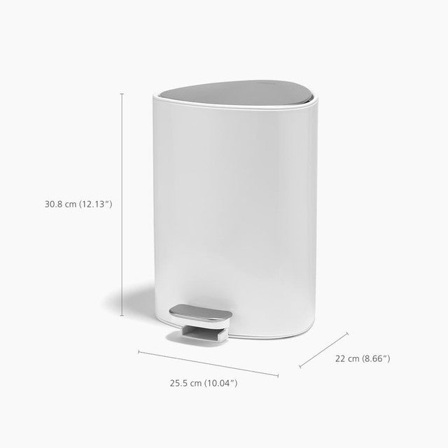 Joseph Joseph EasyStore 5L Bathroom Bin Gloss White