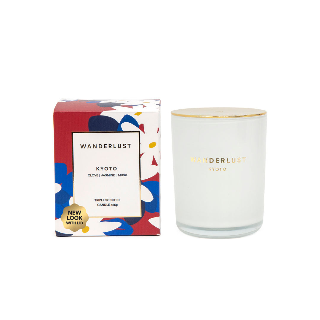 Salt & Pepper Wanderlust Candle with Lid 425g