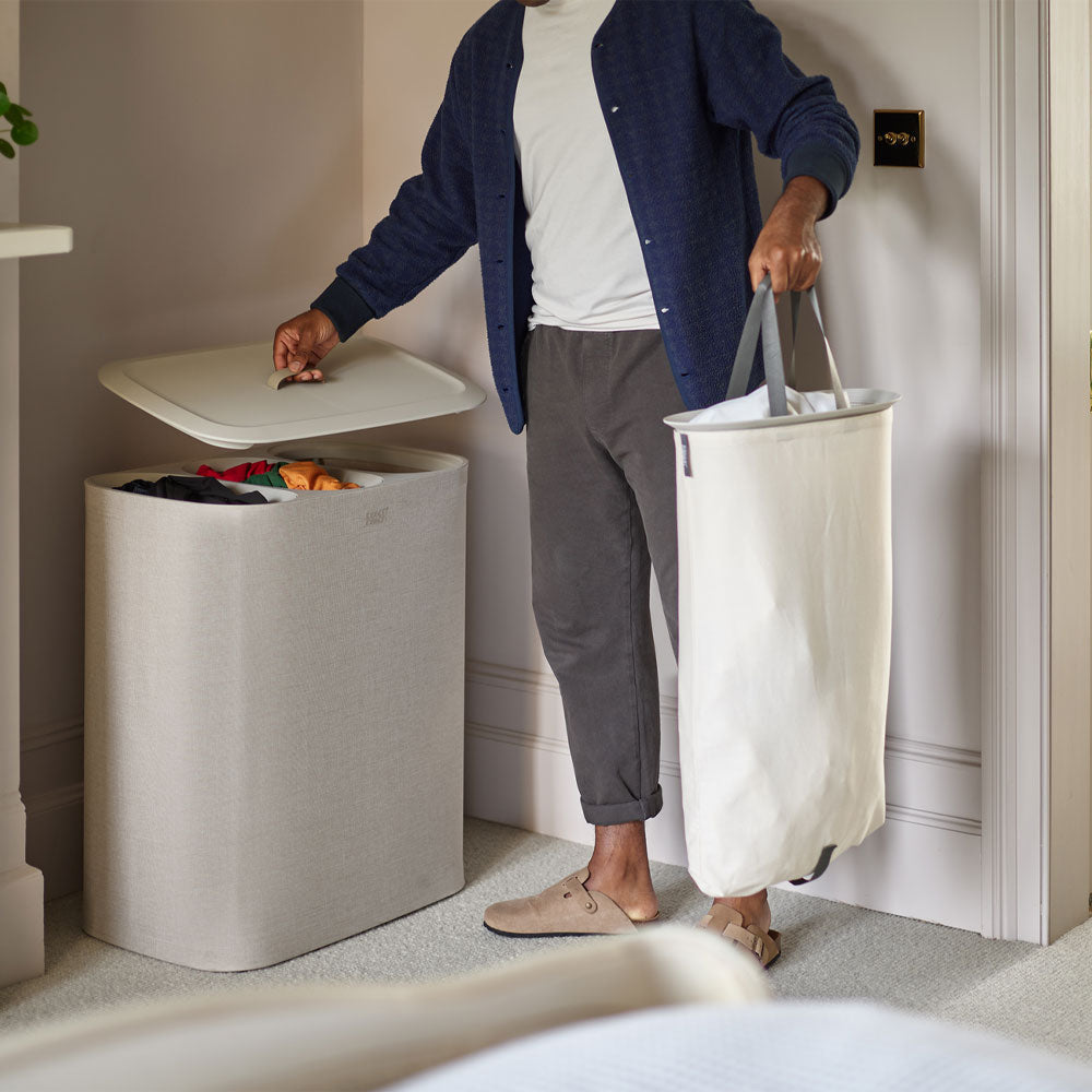 Joseph Joseph Tota Trio 90L Easy-Empty Laundry Separation Basket