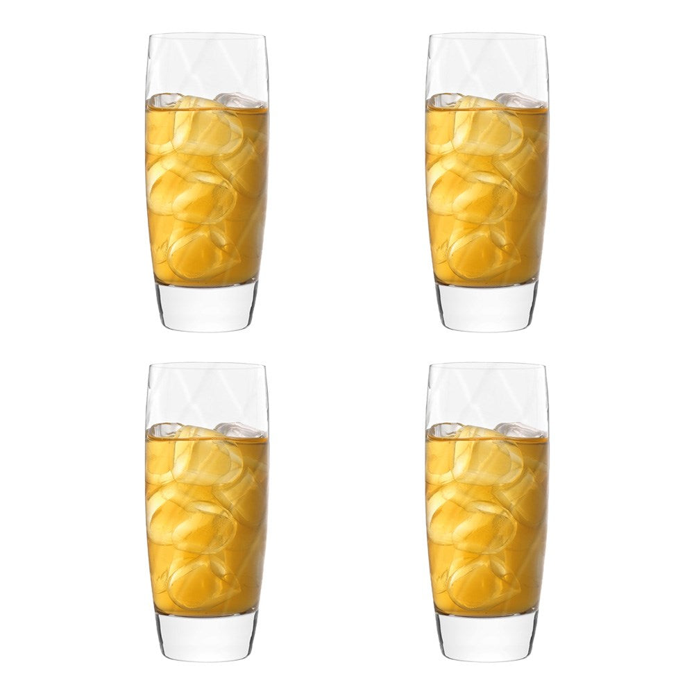 Luigi Bormioli Canaletto Hi Ball Glass 435ml Set of 4
