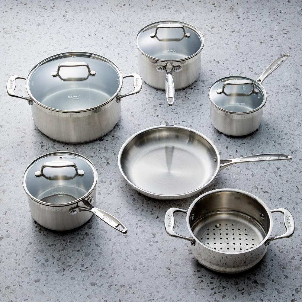 Baccarat iconiX 6 Piece Stainless Steel Cookware Set