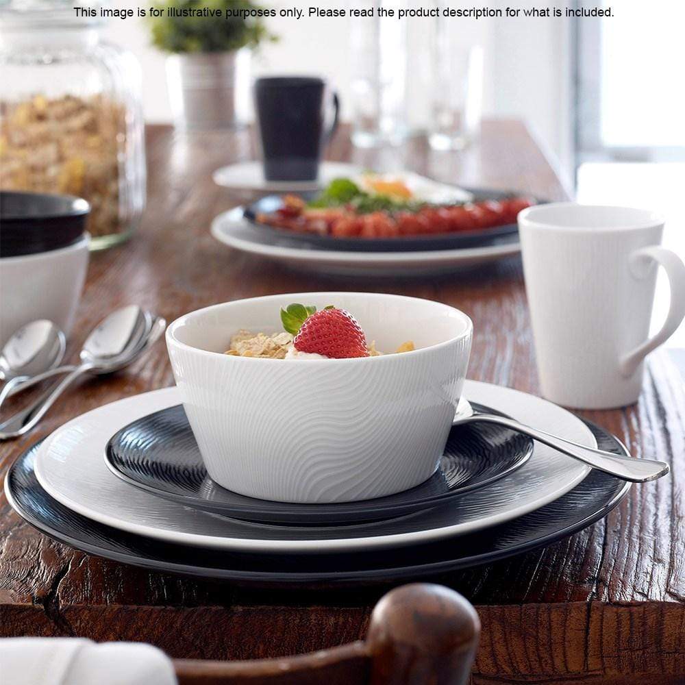 Noritake White On White Porcelain Mug 355ml White