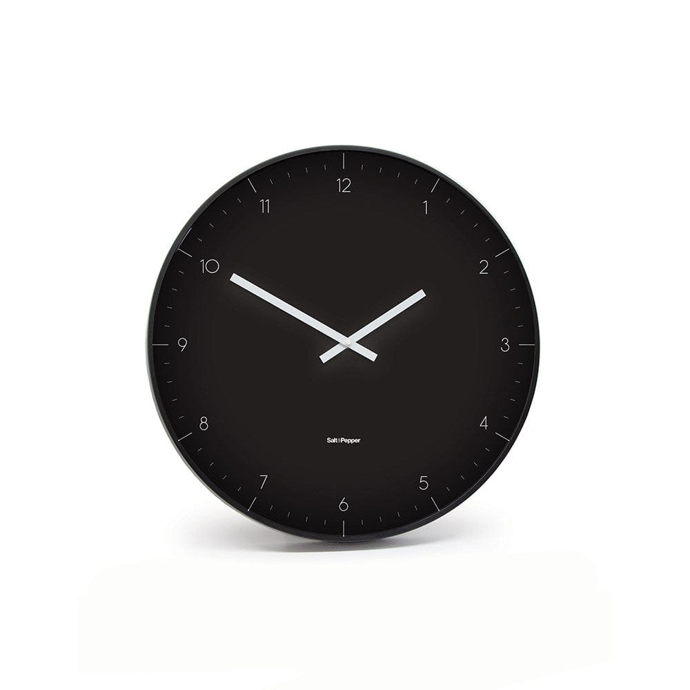 Salt & Pepper Elio Metal Clock