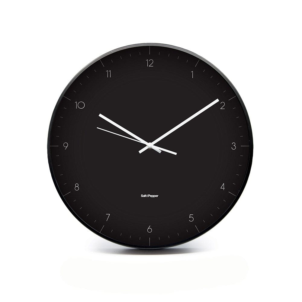 Salt & Pepper Elio Metal Clock