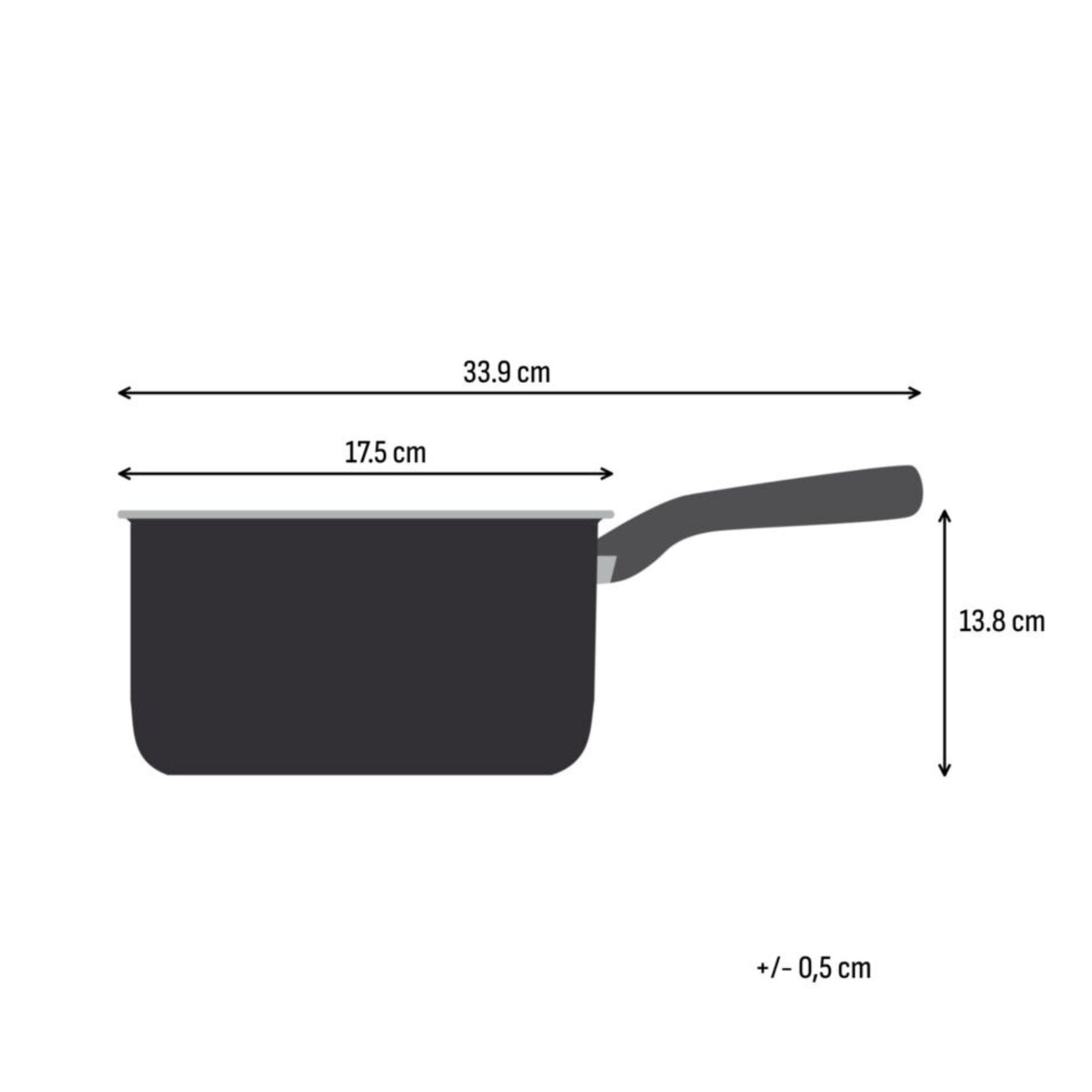 Tefal Space+ Emotion+ Induction Stainless Steel Saucepan 16cm & Lid