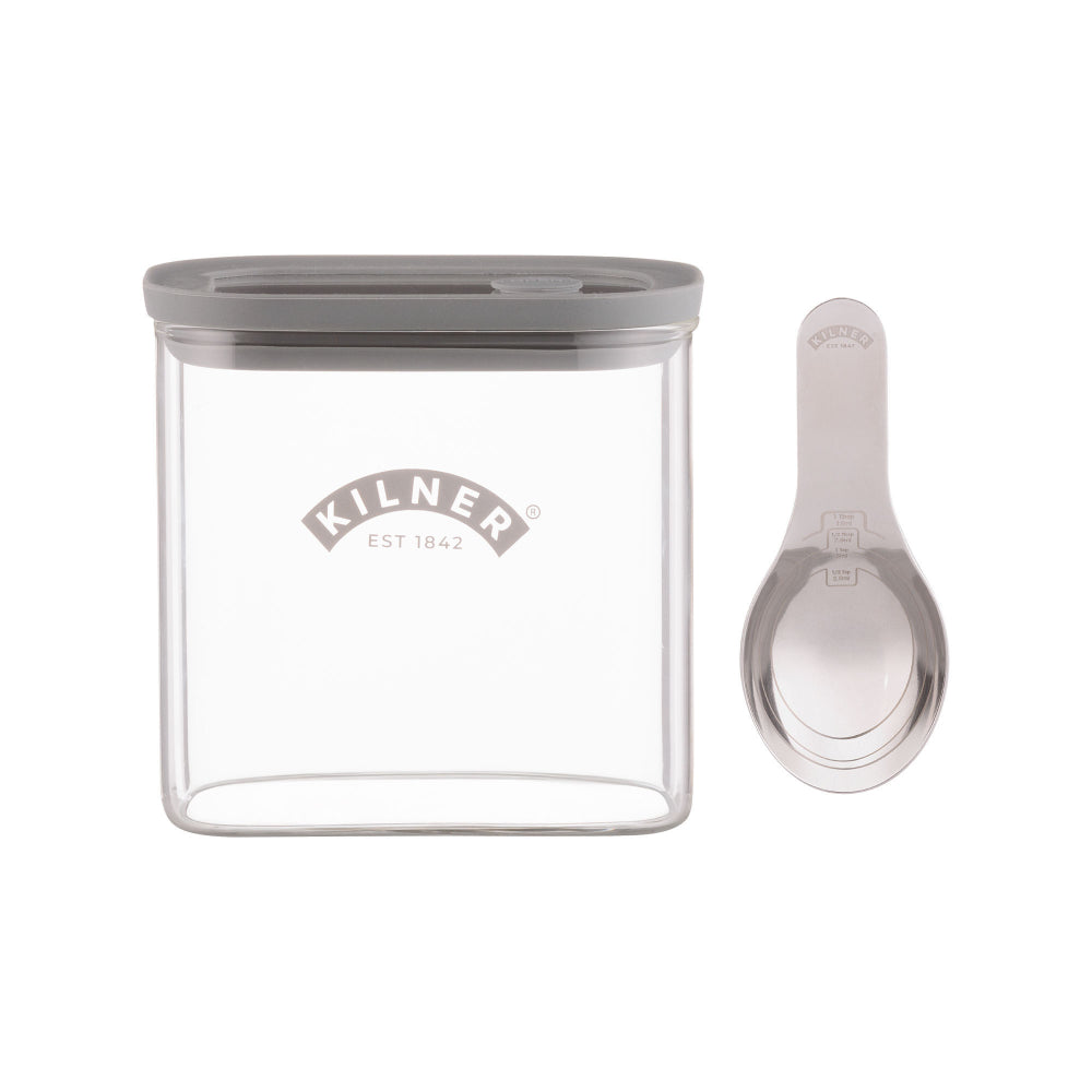 Kilner Fresh Storage Spice Jar With Spoon 700ml