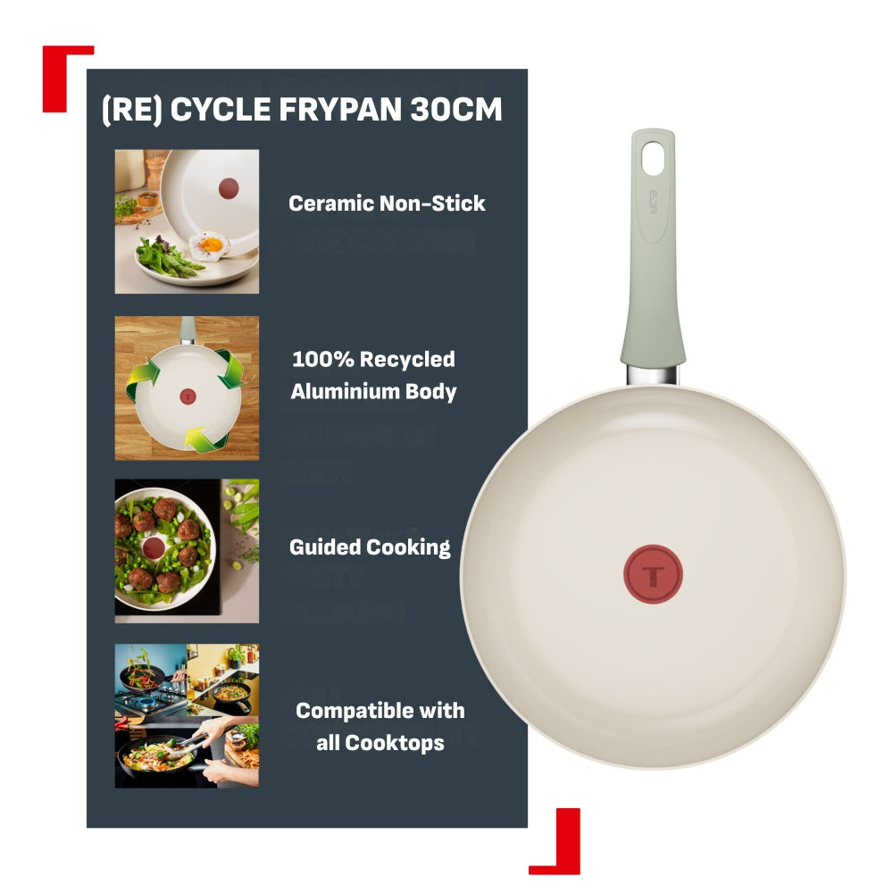 Tefal Recycle Induction Ceramic Non Stick Frypan 30cm