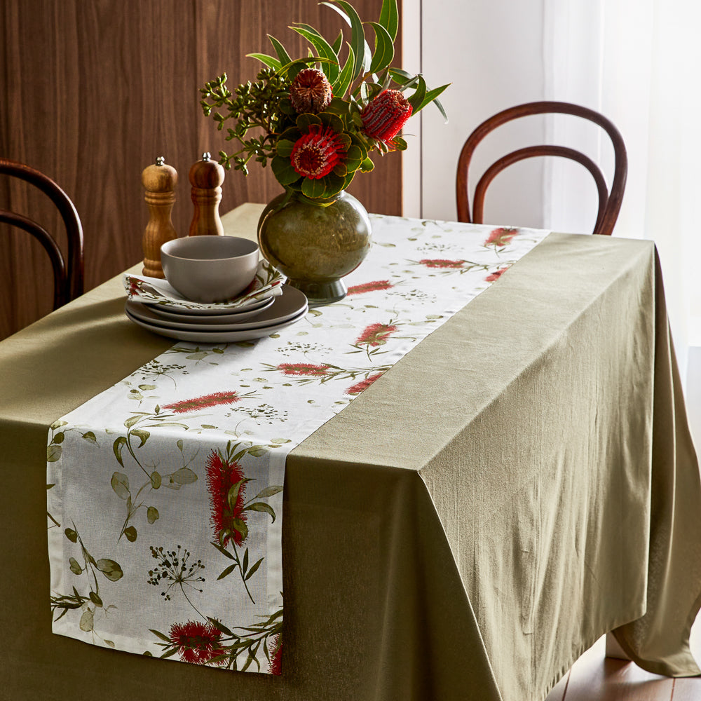 Wattle & Bloom Table Runner