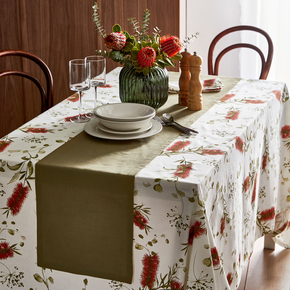 Wattle & Bloom Table Runner