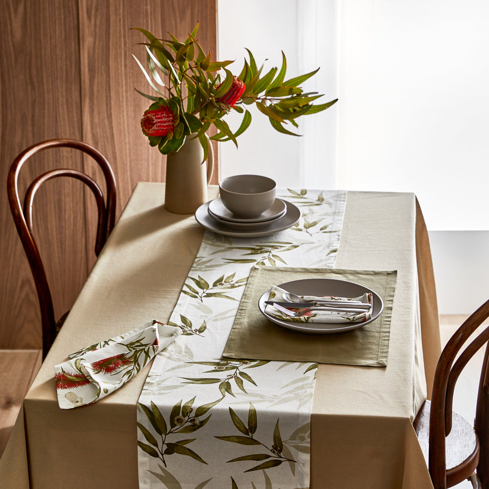 Wattle & Bloom Table Runner