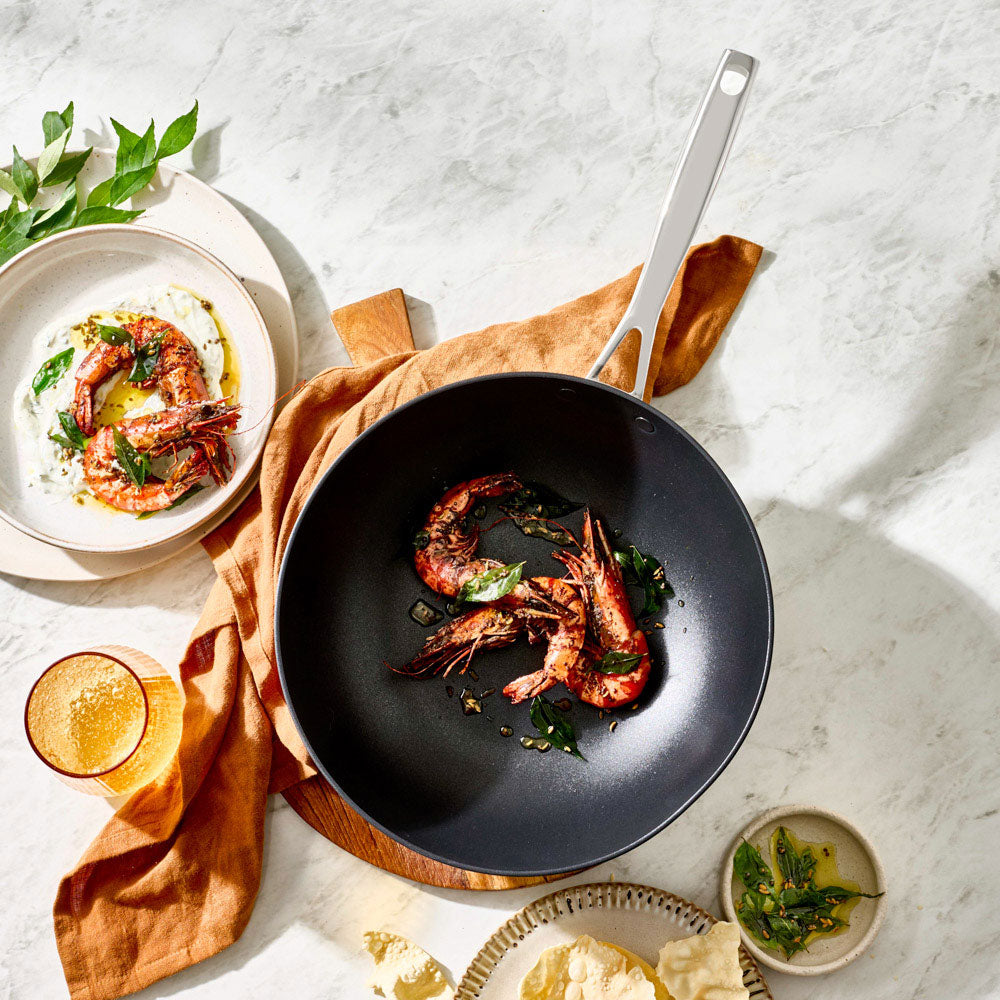 Baccarat iD3 Hard Anodised StirFry Pan 28cm