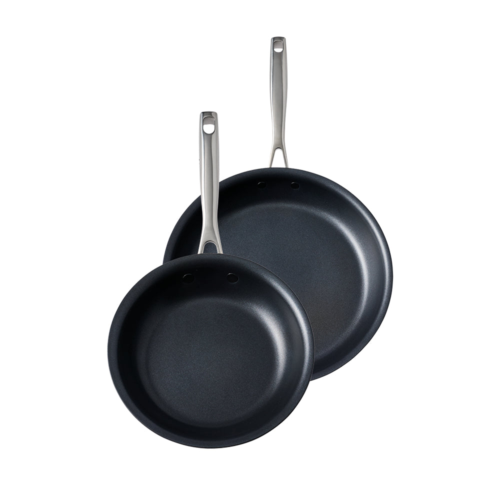 Baccarat iD3 Hard Anodised Twin Frypan Set 20cm, 30cm