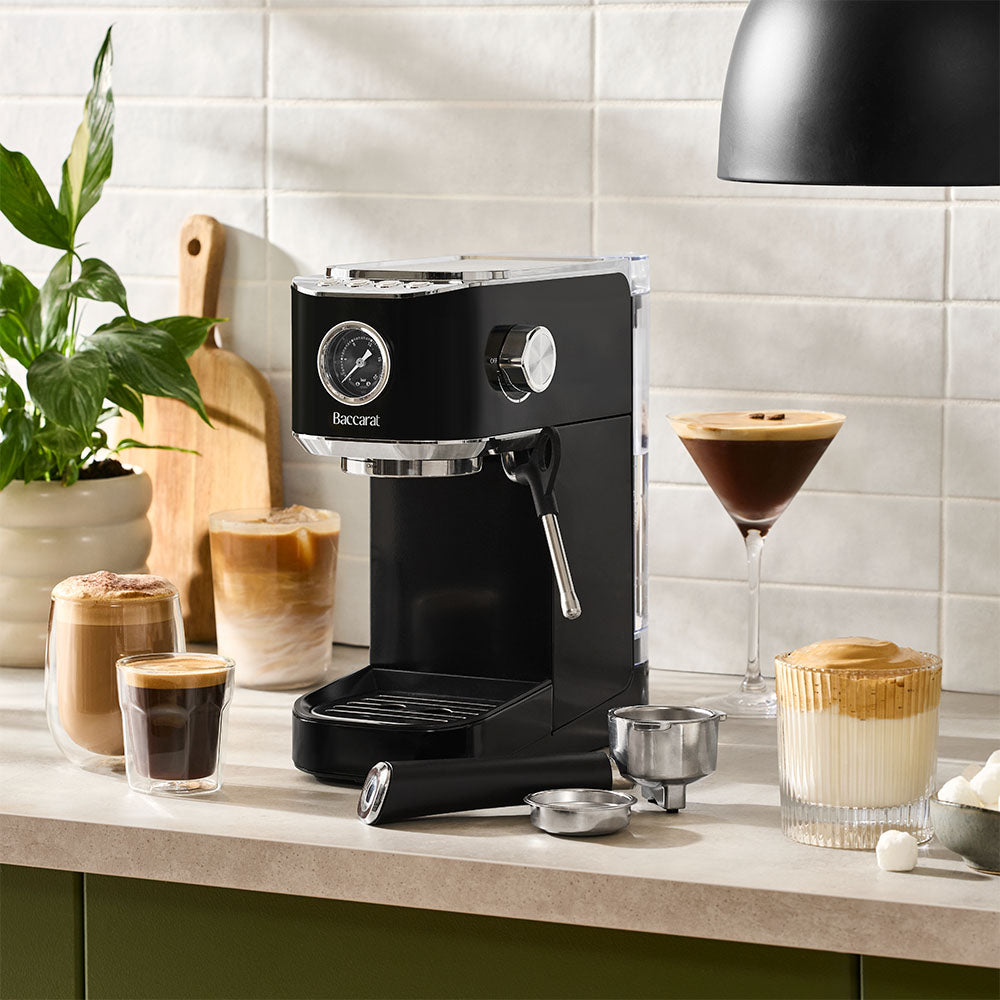 Baccarat The Espresso Pro Coffee Machine Black