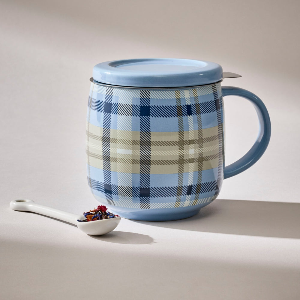 Salt & Pepper Kit Mug with Strainer and Lid 420ml