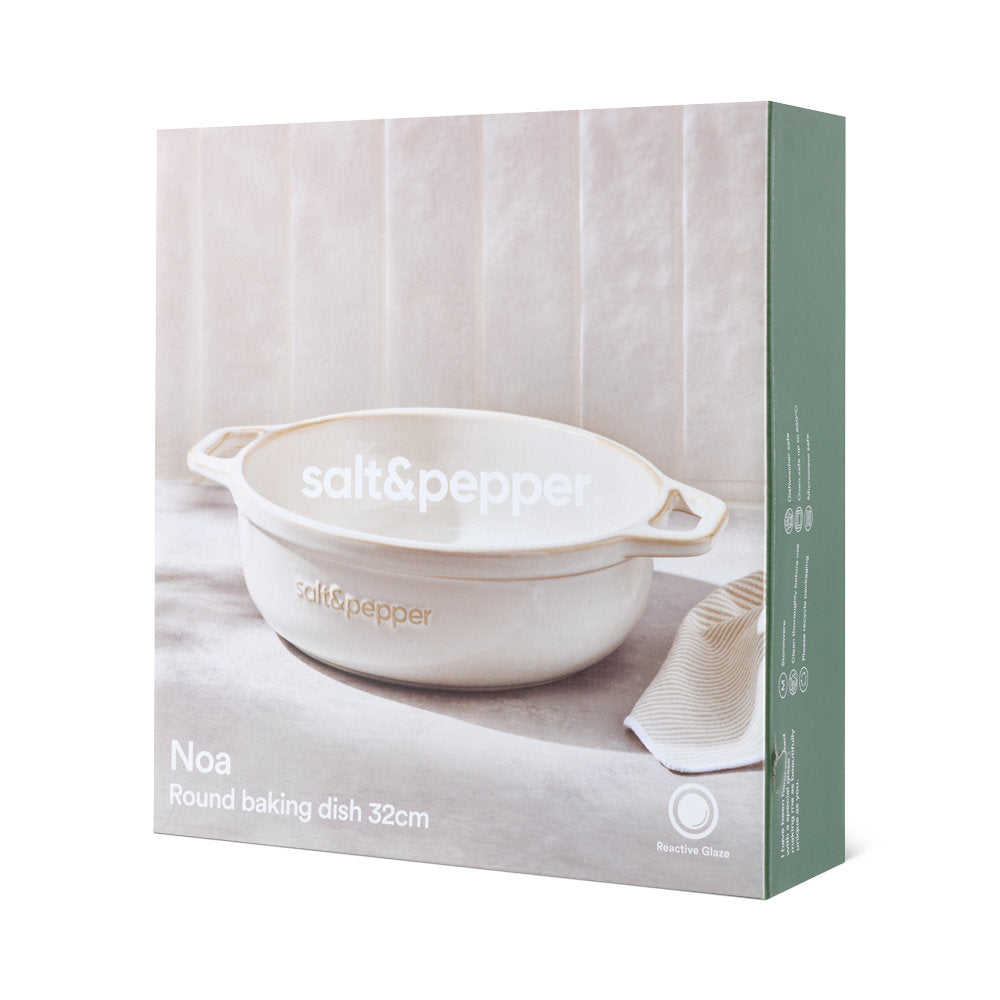 Salt & Pepper Noa Round Baking Dish 32cm